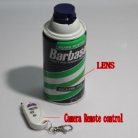 720P HD Pinhole Spy Shaving Cream Camera DVR Spy Camera 8GB Internal Memory