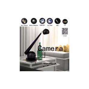 Spy Desk Lamp Camera DVR - European-style Desk Lamp Camera Hidden Pinhole Spy Camera DVR 16GB And Remote Control (Motion Activated)